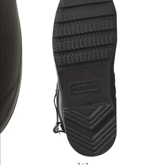 NWB! Hunter Matte Black Original Short Boots 10 - Picture 5 of 6